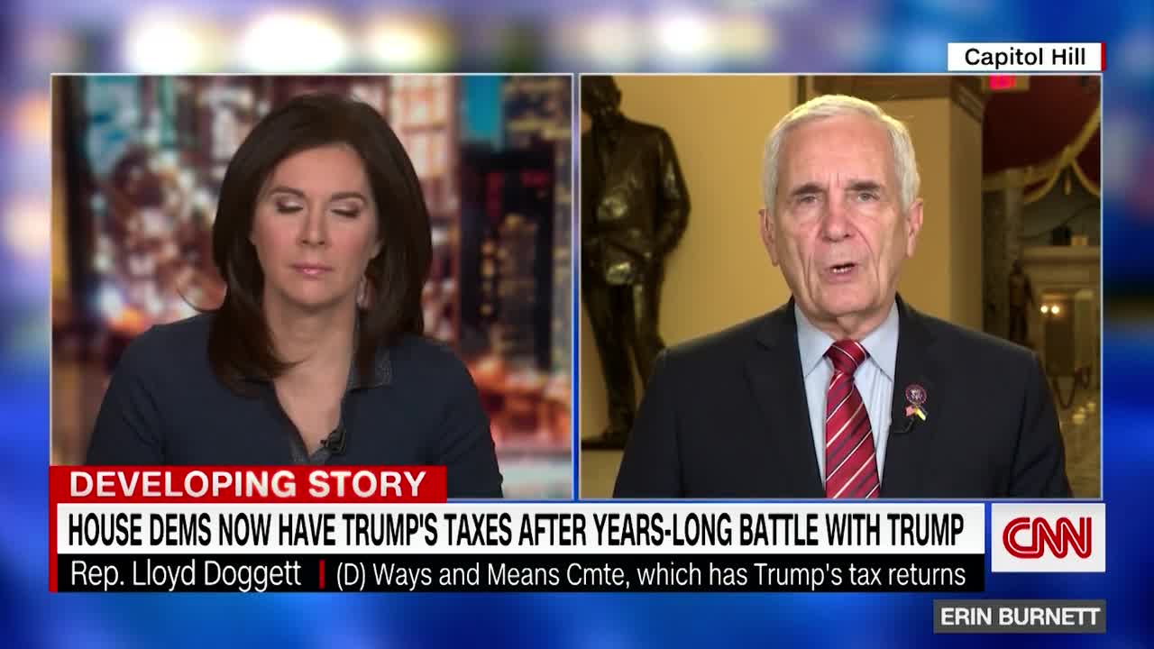 Lawmaker speaks about the investigation into Trump's tax returns