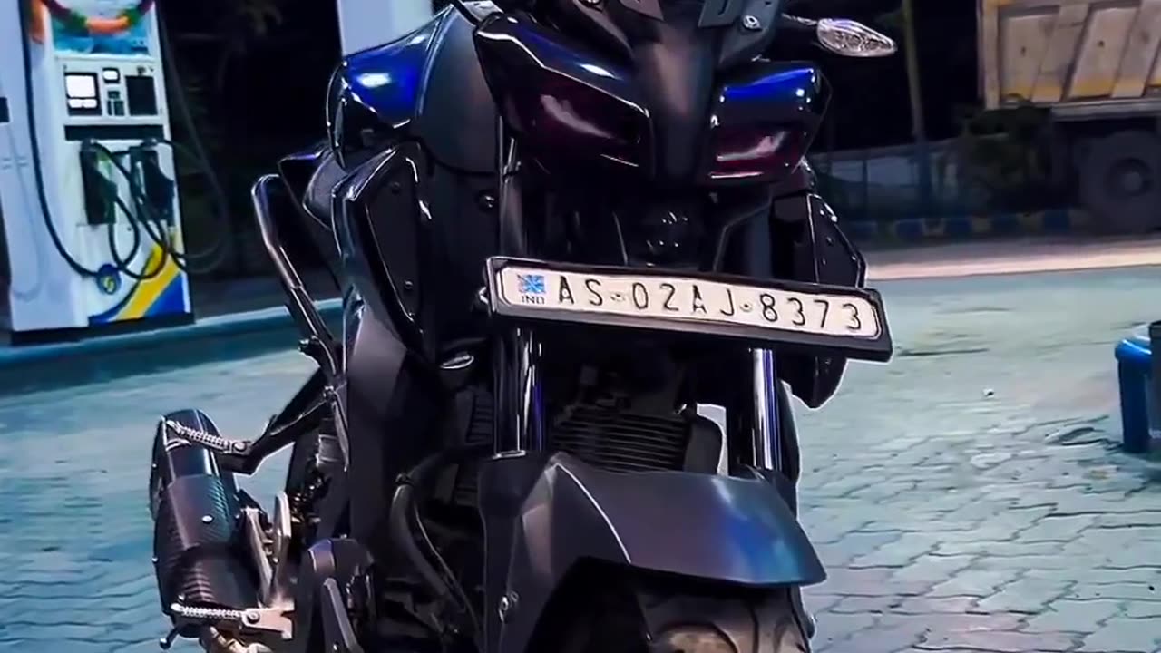 The cat Yamaha MT 15