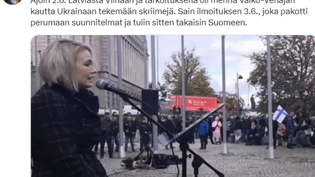 Sain ilmoituksen 3.6., joka pakotti perumaan suunnitelmat ja tulin sitten takaisin Suomeen.