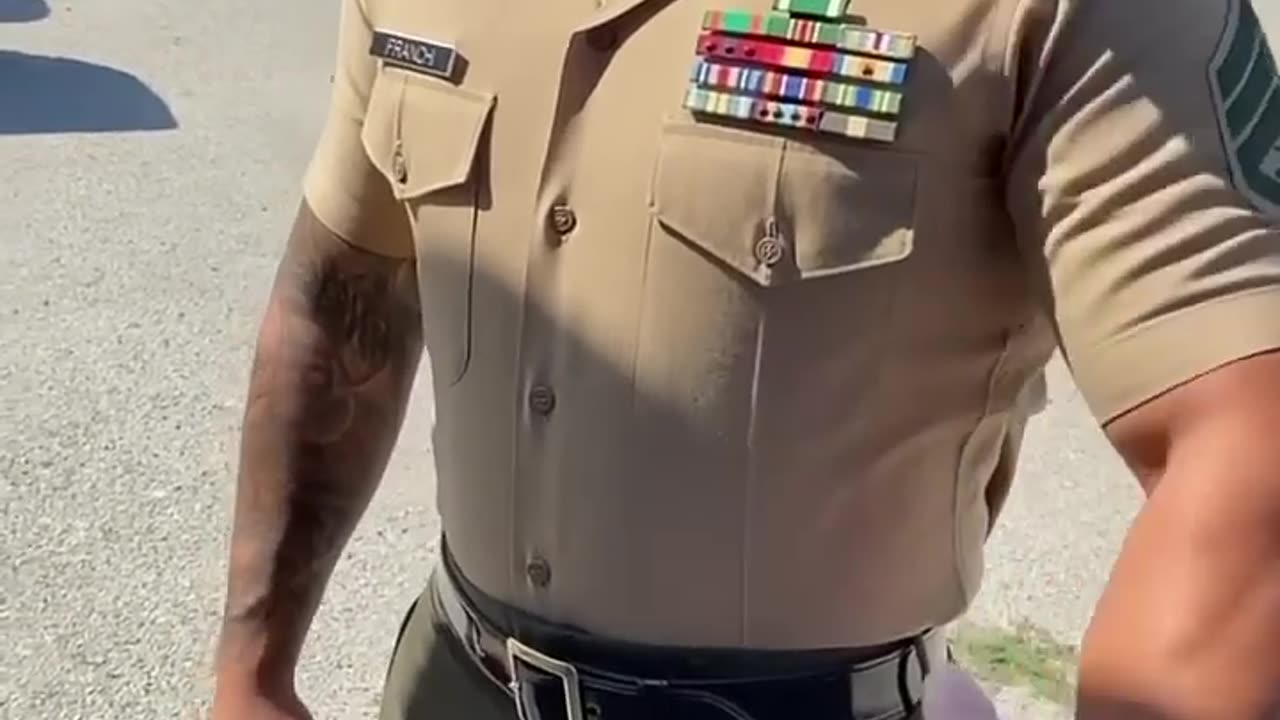 Marine Drill Instructor Vs. Tickle Monster