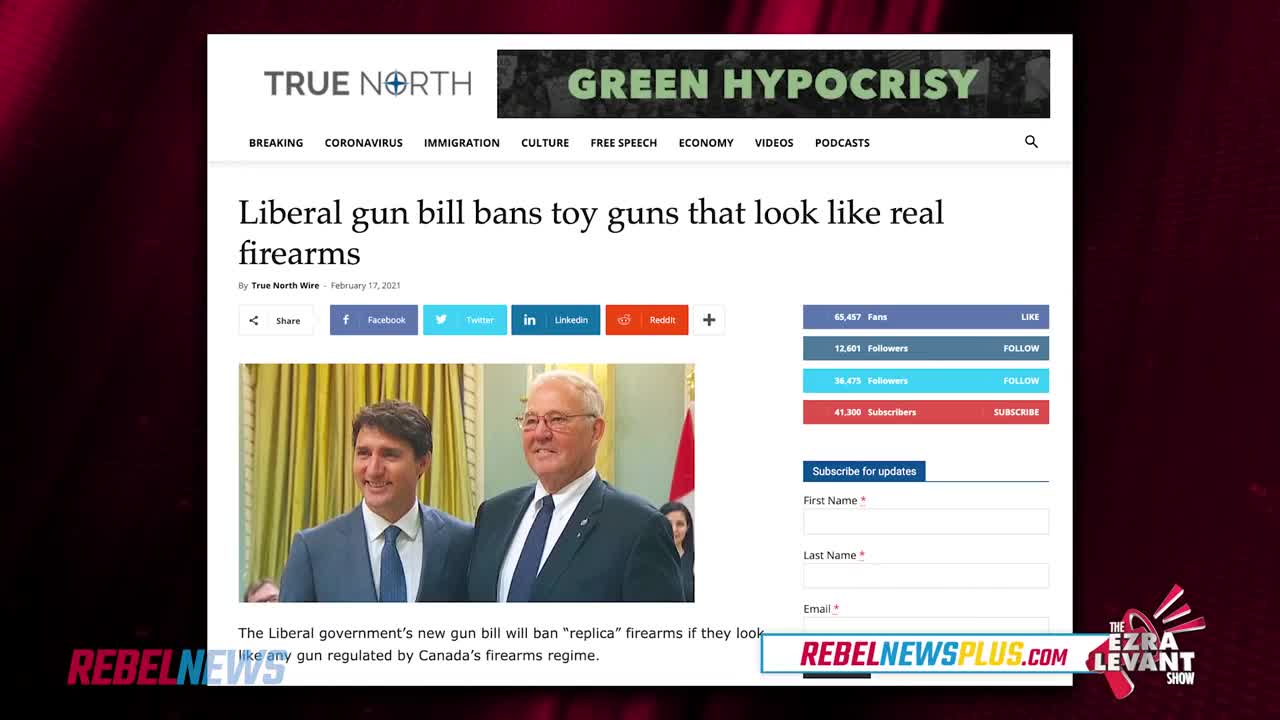 Trudeau's gun grab to legislate sale of ANYTHING that looks like a regulated firearm