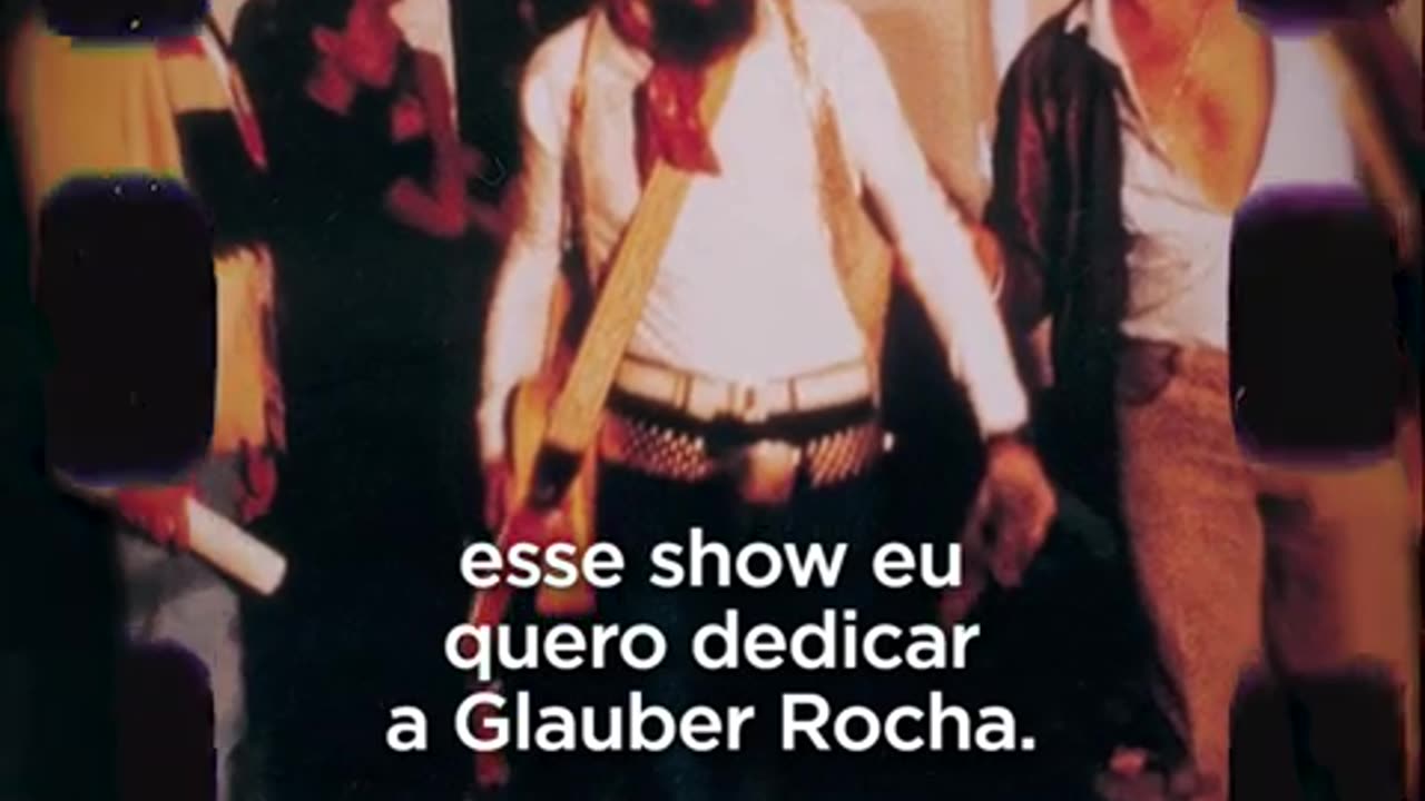 Raul Seixas dedica show a Glauber Rocha