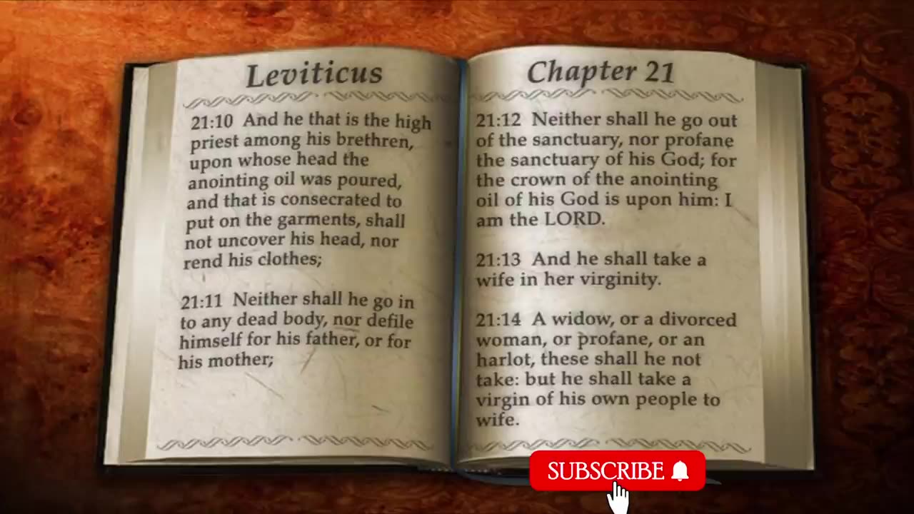 KJV Bible The Book of Leviticus Read by Alexander Scourby ｜ AUDIO & TEXT