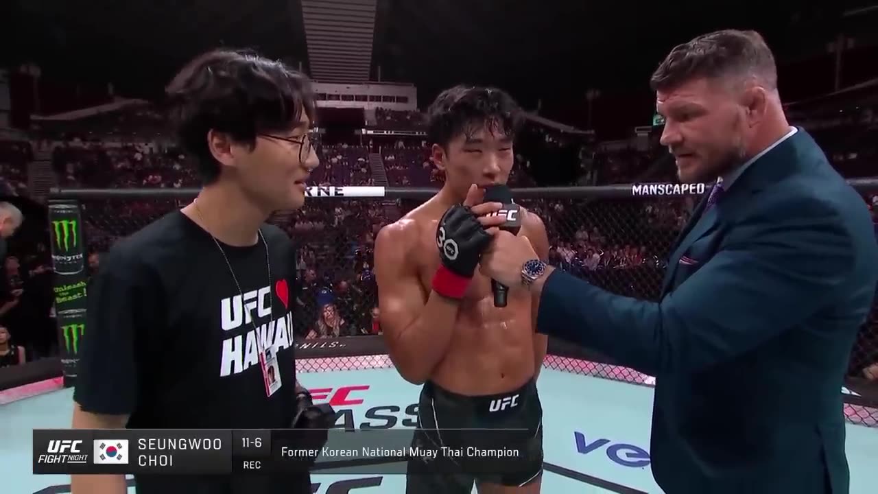 SeungWoo Choi Octagon Interview _ UFC Singapore