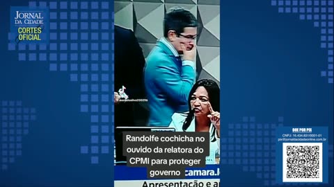 Suspeitíssimo! O que Randolfe cochichou no ouvido de Eliziane na CPMI do 8 de janeiro?