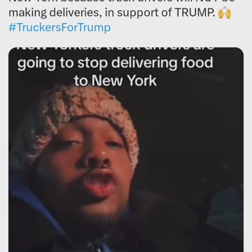 Man Warns People To Stock Up On Food In New York
