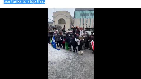 The so called "Terrorists" in Ottawa last February.