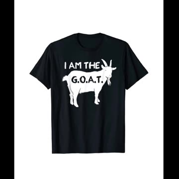THE G.O.A.T. T-shirt Bad Idea!