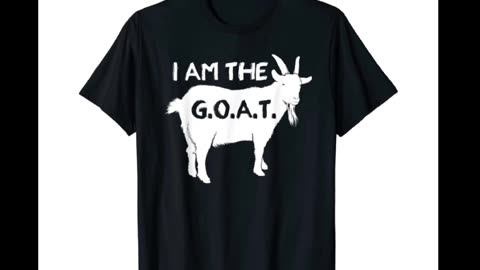 THE G.O.A.T. T-shirt Bad Idea!