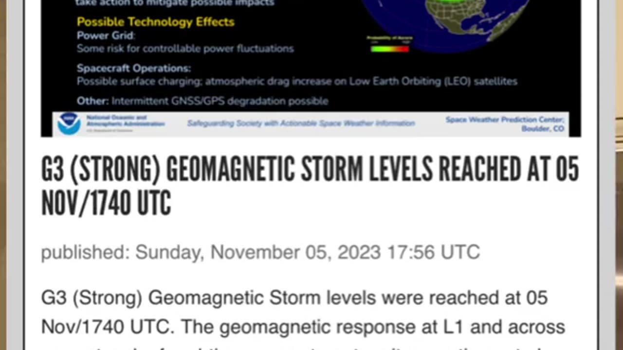 G3 Geomagnetic Storm Hit Yesterday...