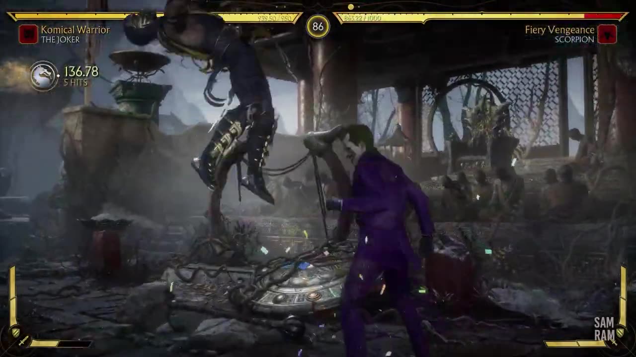 Mortal Kombat 11 - Scorpion Vs The Joker (Very Hard)