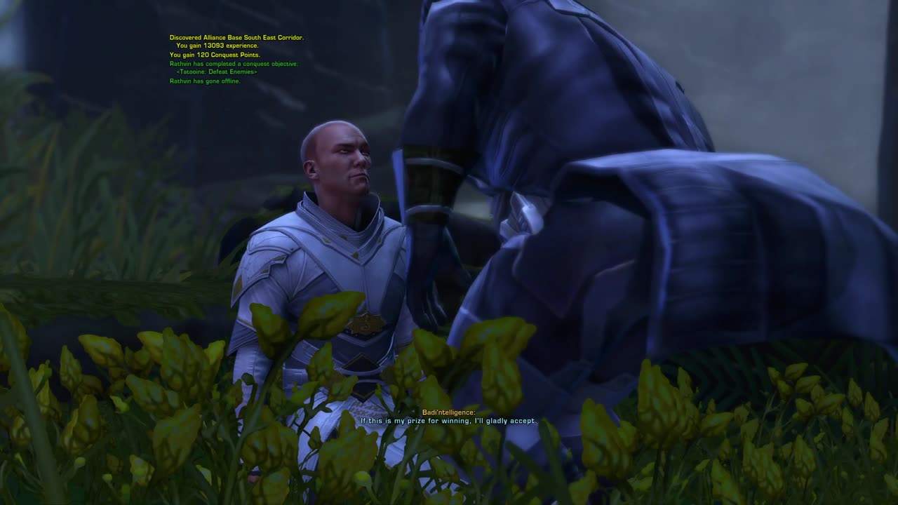 SWTOR Date Night with Arcann Male Imperial Agent