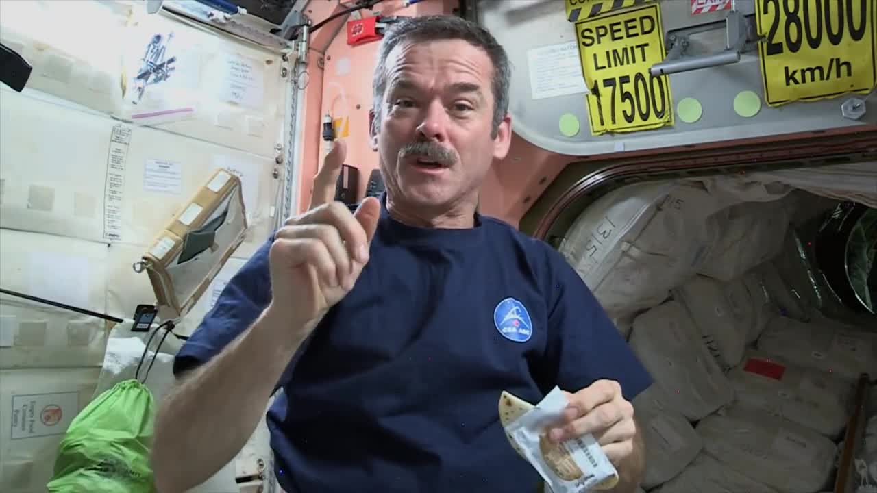 La cuisine spatiale de Chris Hadfield