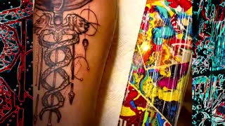 🔥😎Caduceus & Armillary Sphere Tattoo😎🔥
