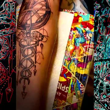 🔥😎Caduceus & Armillary Sphere Tattoo😎🔥