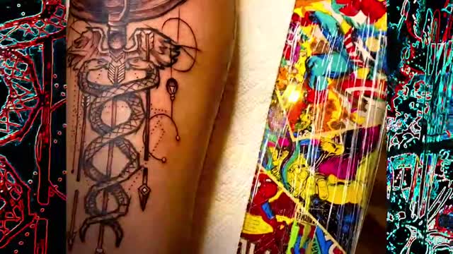 🔥😎Caduceus & Armillary Sphere Tattoo😎🔥