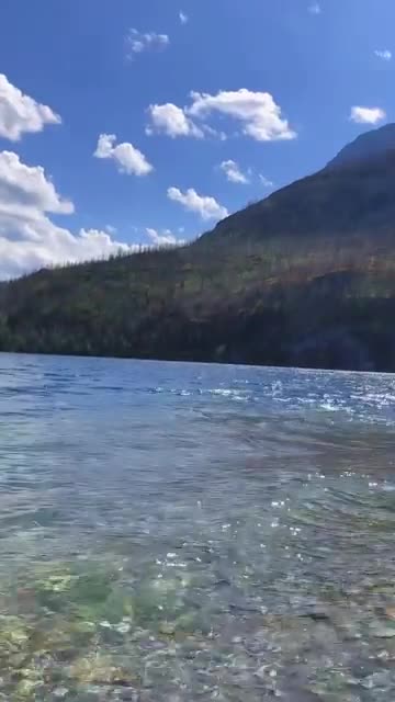 Beautiful nature clean water video