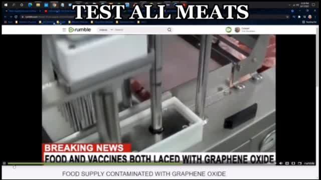 PROOF THE FOOD HAS BEEN CONTAMINATED WITH THE NANOTECH COVID VACCINE