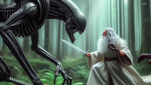 Gandalf versus xenomorph ai