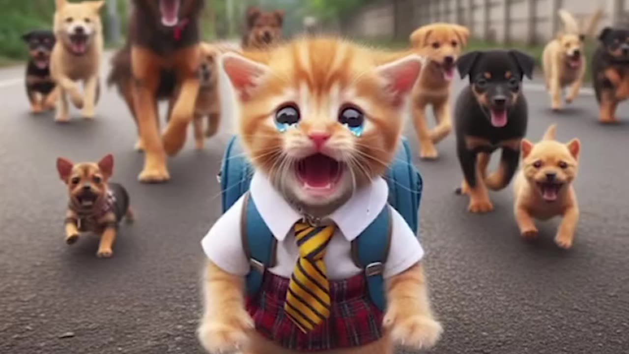 Cat sad video