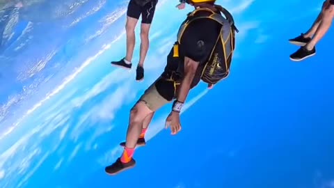 Sky diving Space Look Beauty of nature