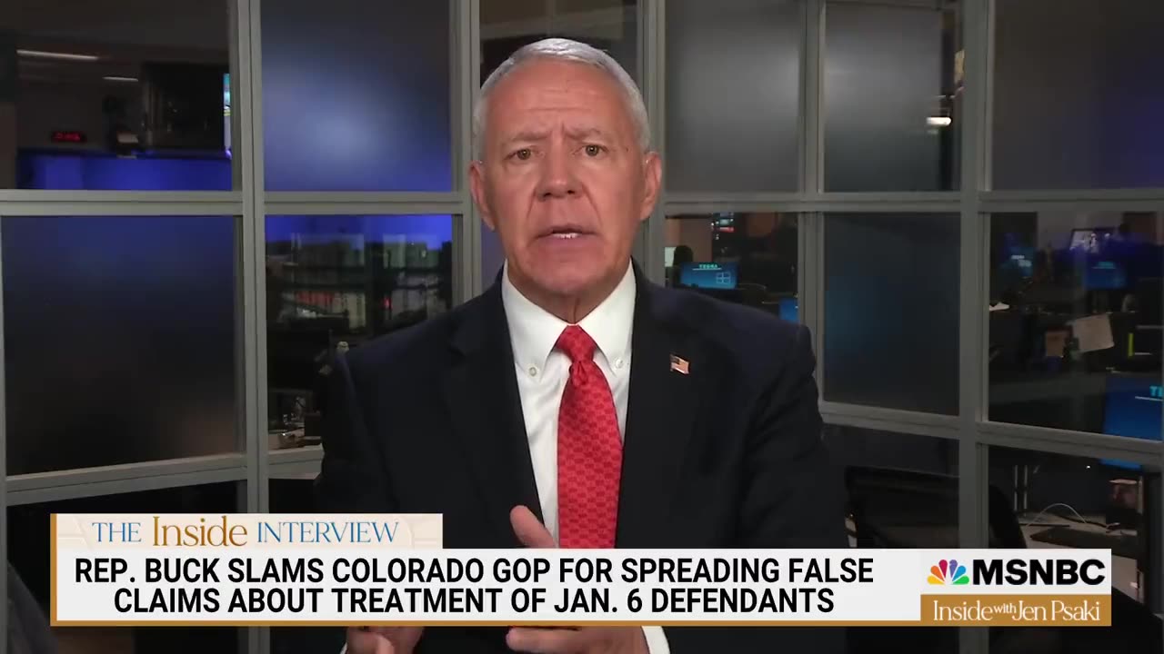 RINO Ken Buck Its A Lie That J6 Prisoners Are Being Treated Differently