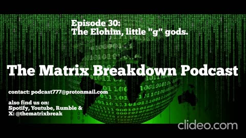 Ep. 30: The Elohim little "g" gods.