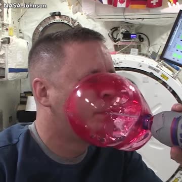 NASA water bubble