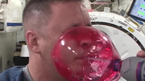 NASA water bubble