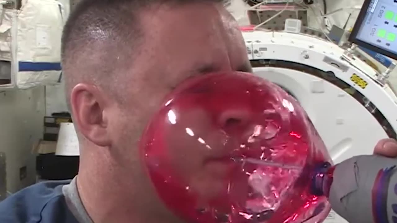 NASA water bubble