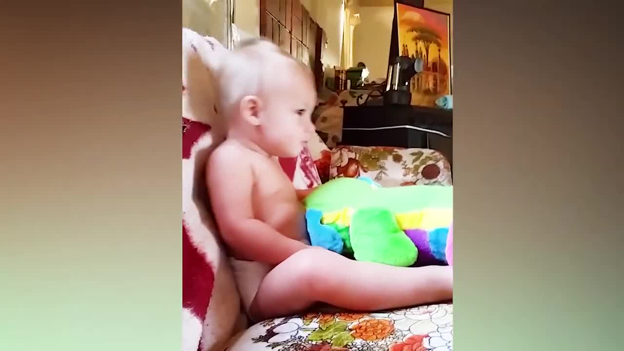 Funny baby best mement.