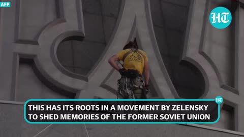 Russia Fumes As Ukraine 'Insults' Soviet Emblem; 'Disrespect To Motherland Monument Won't...'