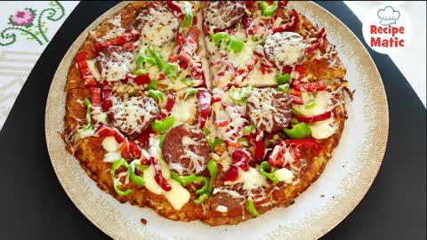 Healthy Oatmeal Pizza Recipe