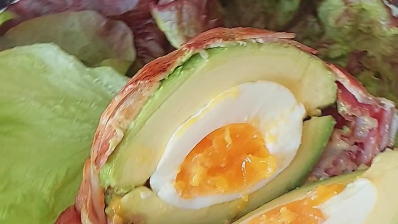 Bacon wrapped avocado Wrapped Egg🥓🥑🥚 | Breakfast Recipe | #shorts #breakfast #recipe #food