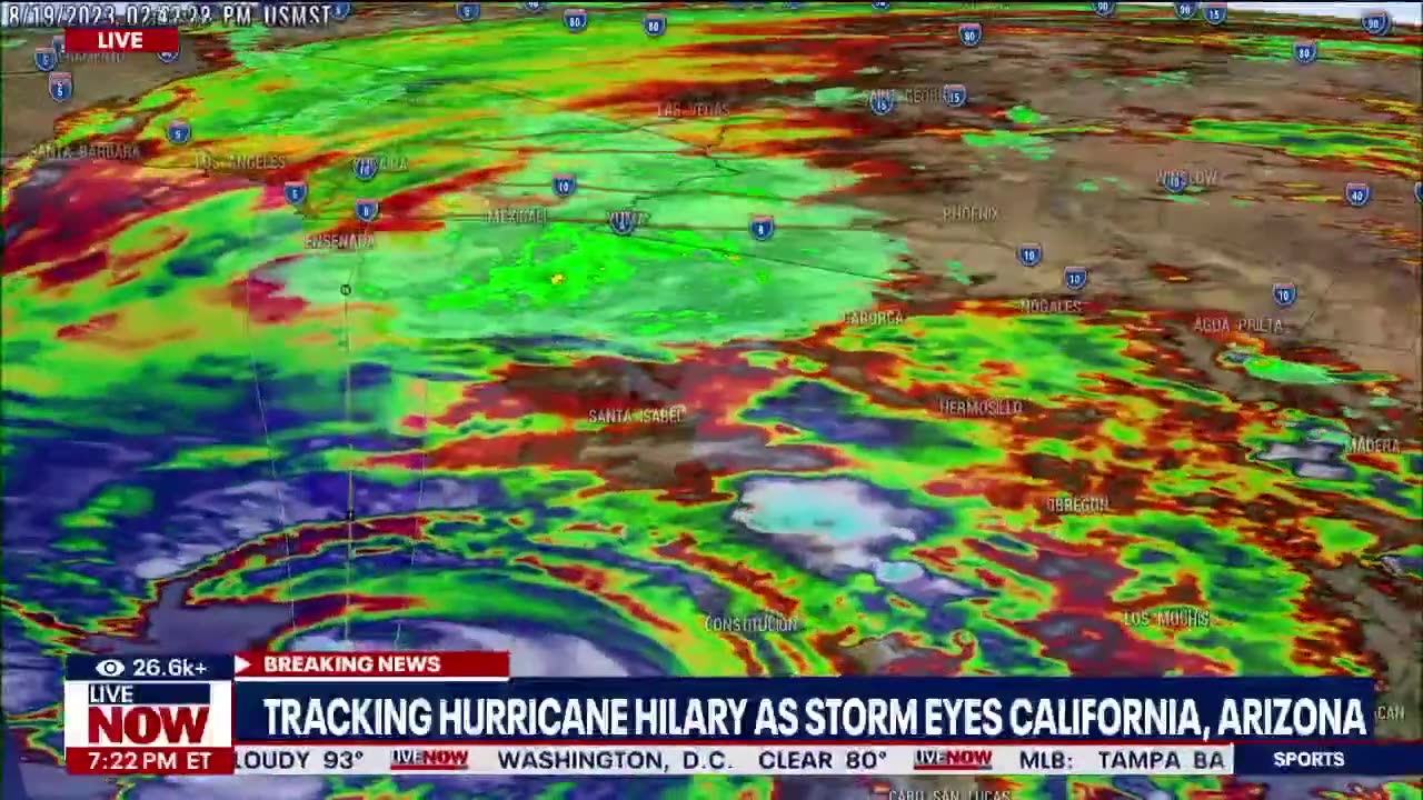 Hurricane Hilary: California EVACUATION notices issued, flash flood alerts activated storm surge