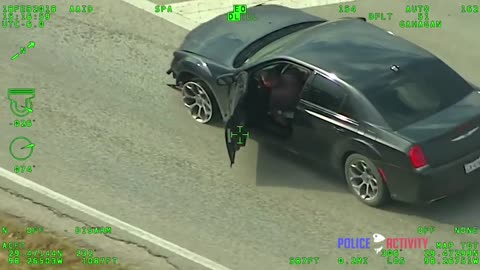 Texas Police Helicopter Video Captures Shootout on Highway