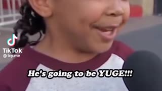 Kids tell about Donald trump