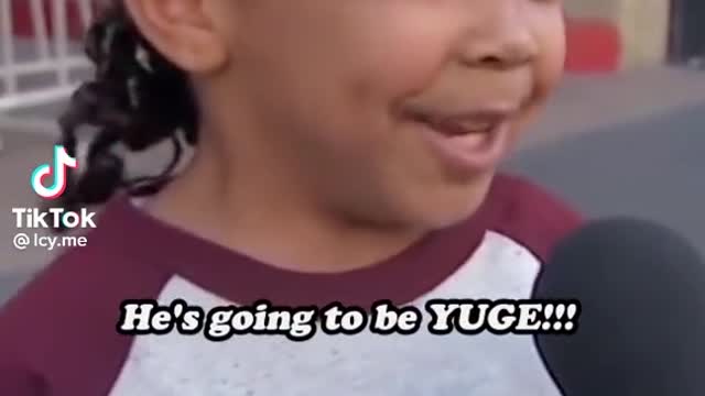 Kids tell about Donald trump