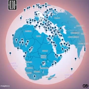 "World Beyond War" showed an interactive map with US military bases around the world