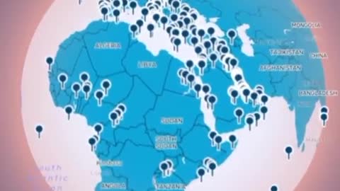 "World Beyond War" showed an interactive map with US military bases around the world