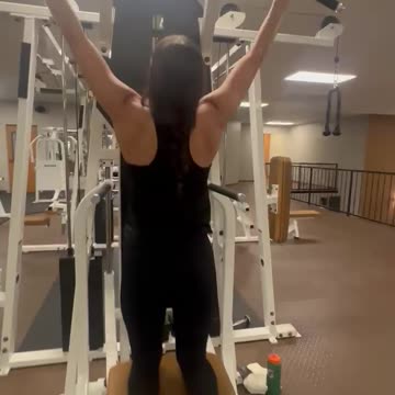 Gym Workout Pull-ups Over 40 Fitness Motivation