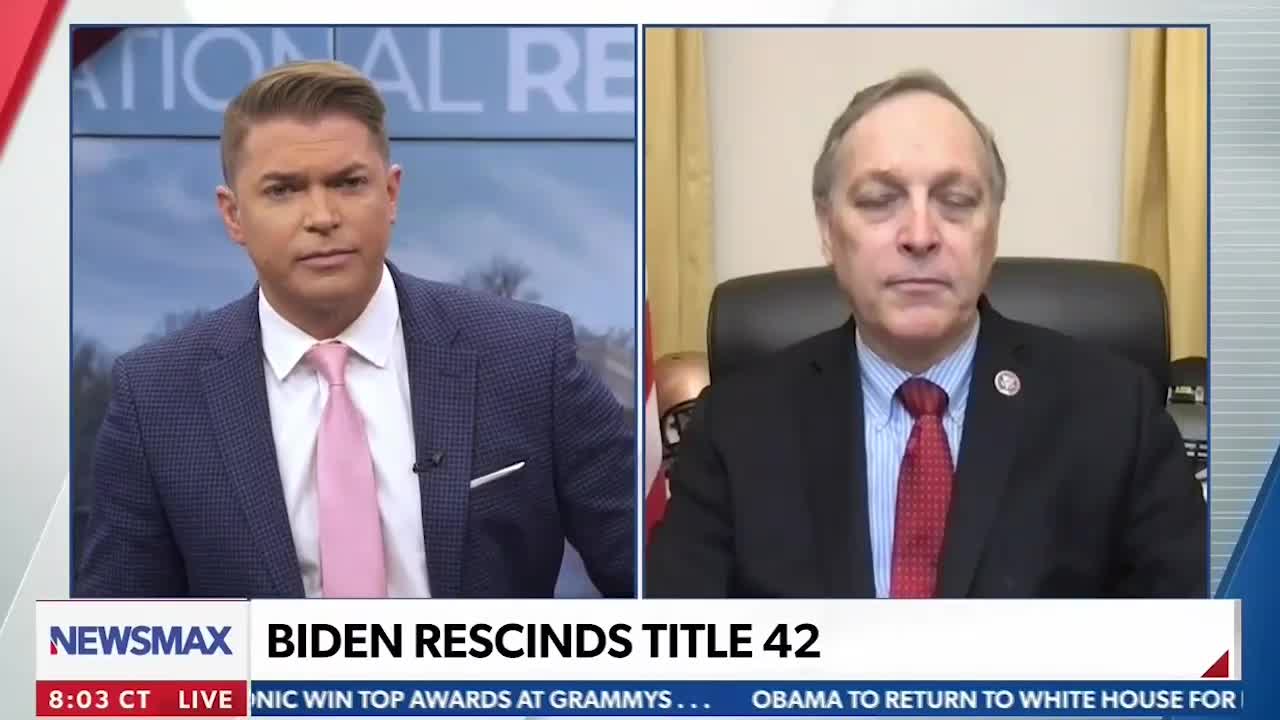 Rep. Biggs on Newsmax Discusses the Border Crisis and Biden Ending Title 42