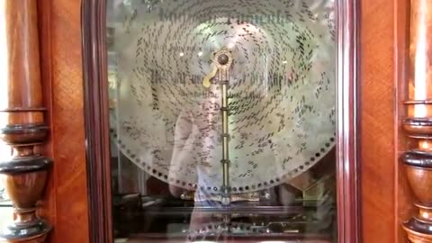 ABSOLUTELY STUNNING 1898 PENNY IN THE SLOT POLYPHON DISC MUSICAL BOX