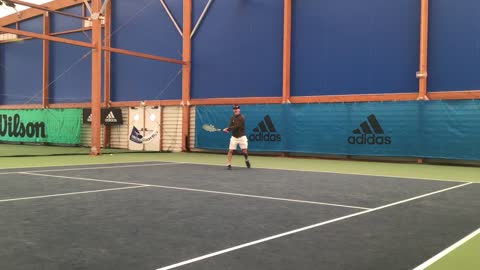 Tennis warm-up 3 minutes