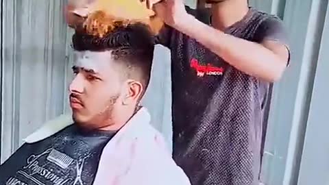 Unbelievable hair cutting