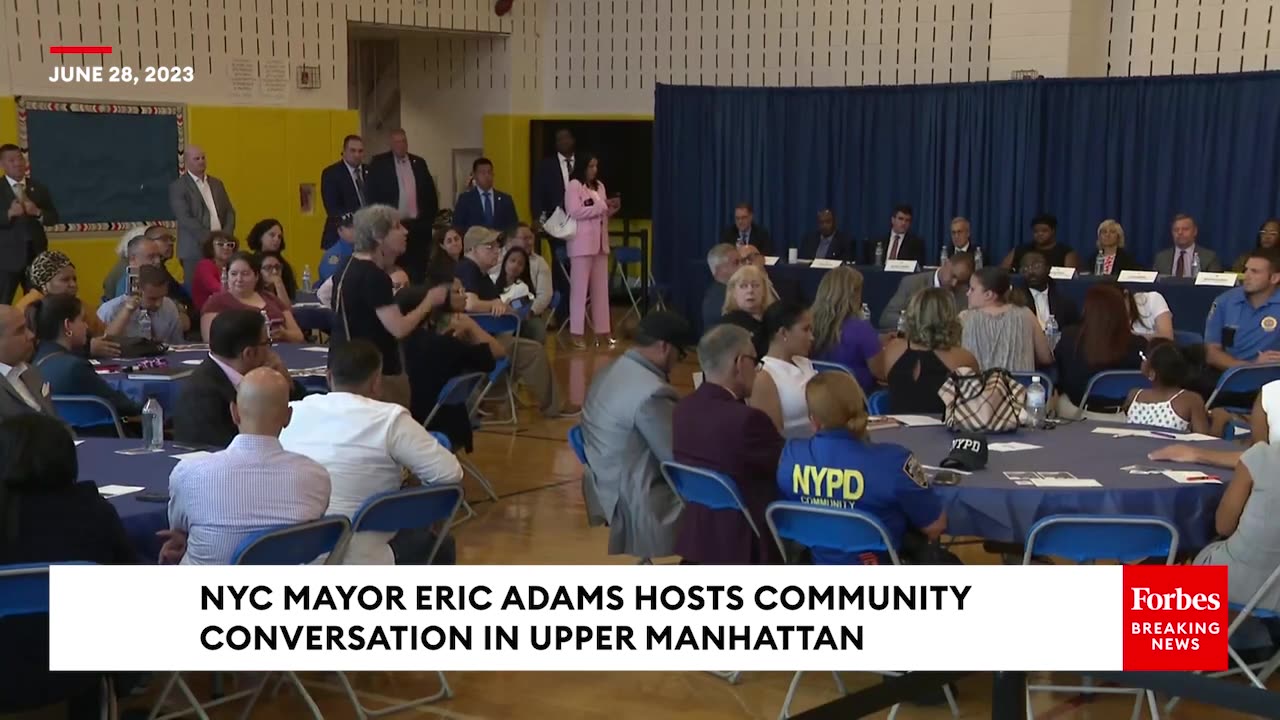 'Don't Be Pointing At Me, Don't Be Disrespectful To Me'- Eric Adams Shuts Down Heckler