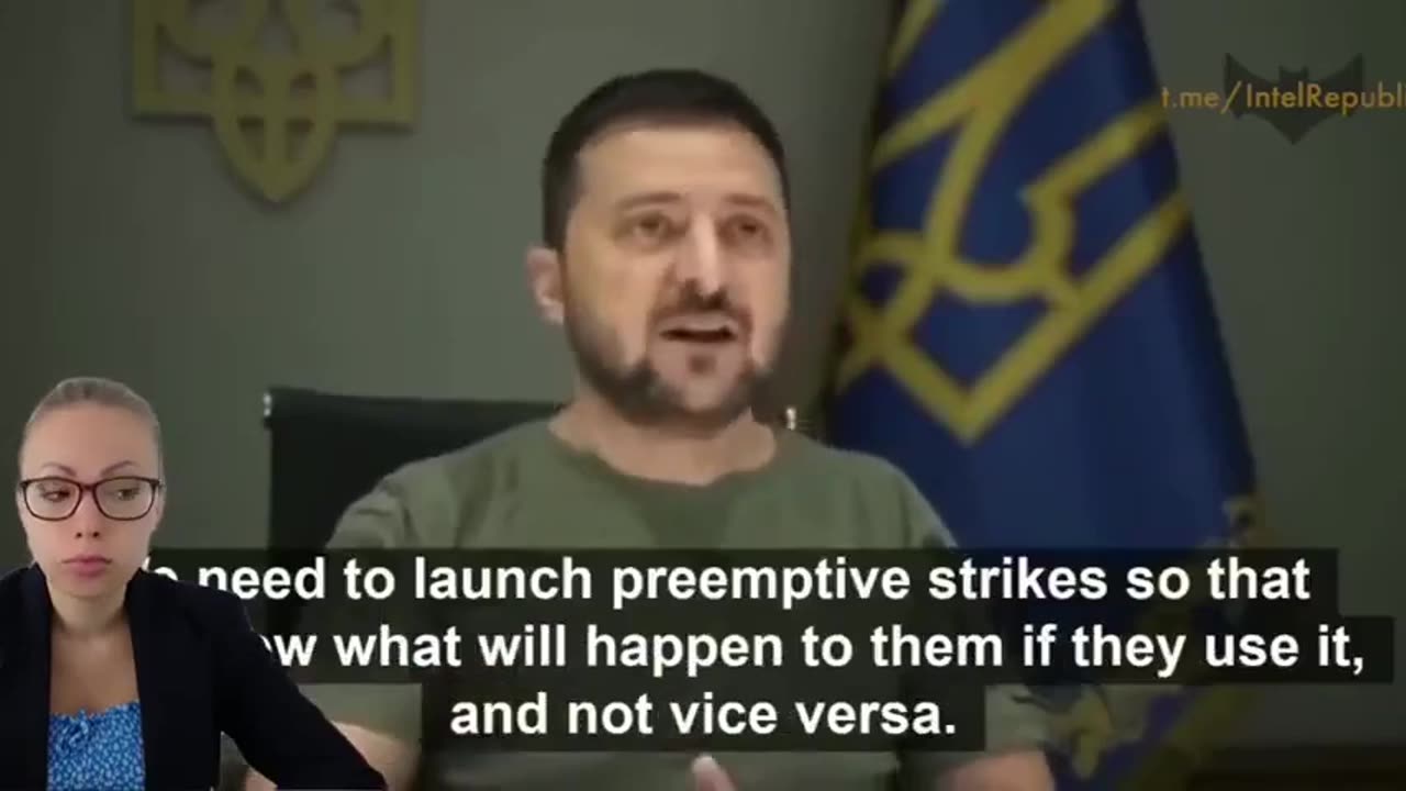 Selenski wants preemtive nuclear attack on russia