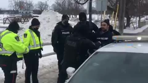 TYLER BERRY ARRESTED BY PETERBOROUGH POLICE AFTER PEACEFUL "FREEDOM" RALLY