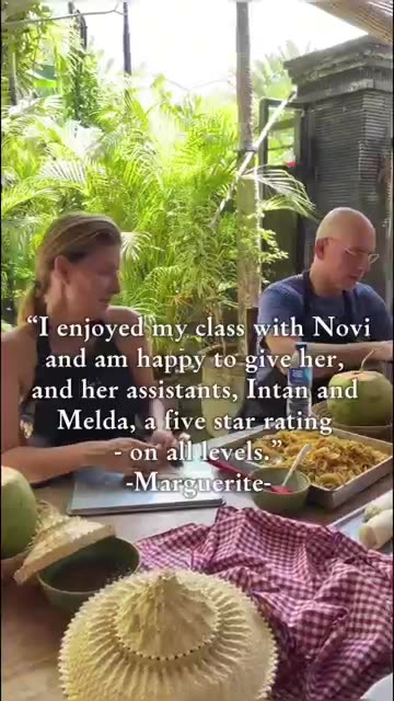 Making memories on your couples Bali holiday-Private Balinese cooking classes 🙏🏽😊