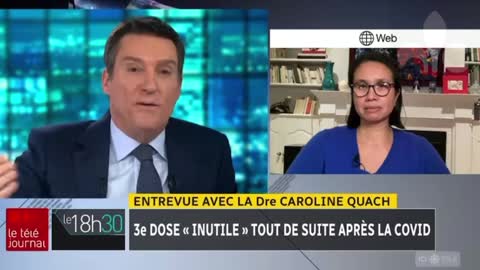 ▶ EXTRAIT-RQ + LIENS parus (18 jan 22) : Dre. Caroline Quach - 3e dose inutile...